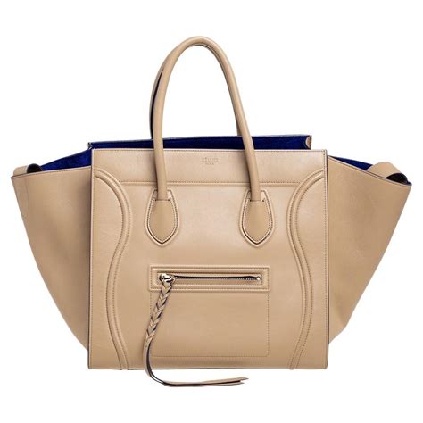 celine luggage mini beige|Celine large phantom luggage tote.